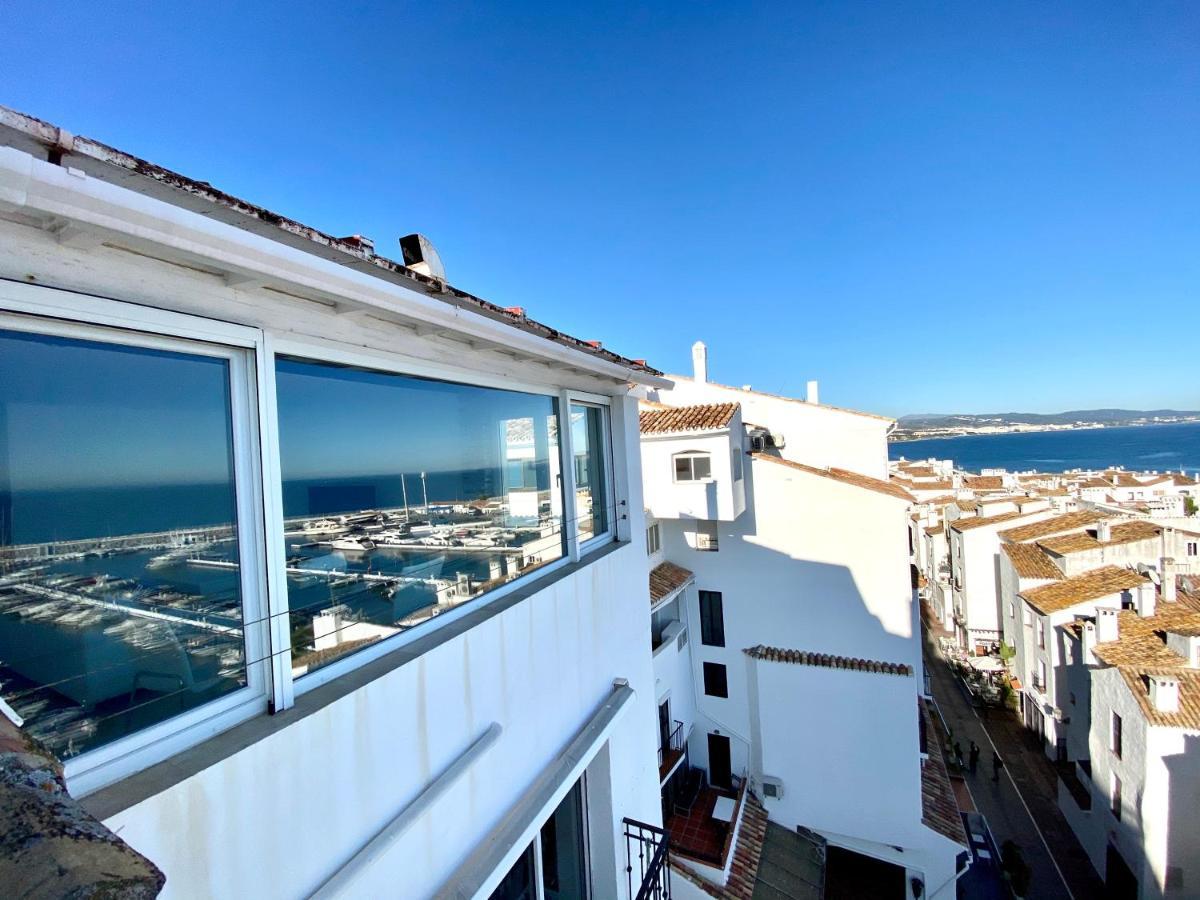 شقة Luxury Puerto Banus Penthouse With Parking & Wi-Fi ماربيا المظهر الخارجي الصورة