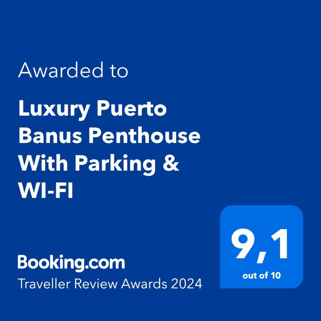 شقة Luxury Puerto Banus Penthouse With Parking & Wi-Fi ماربيا المظهر الخارجي الصورة